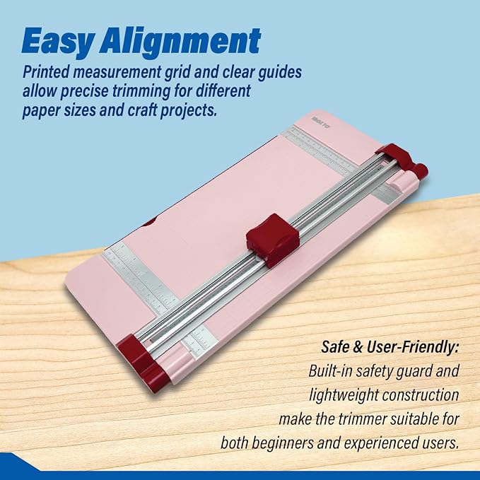 12" Portable Paper Cutter with Safety Guard - Image 4