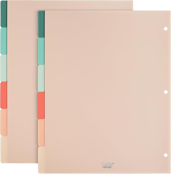 Mr. Pen- 3 Ring Binder Dividers by MrPen