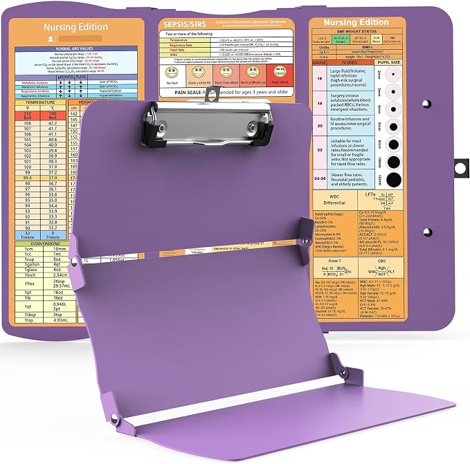 Nursing Clipboard Foldable Aluminum by Cooperwin