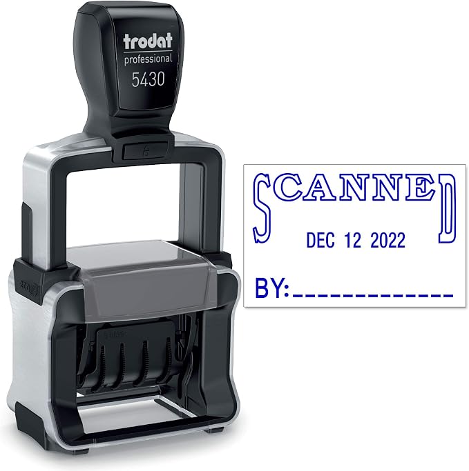 Trodat 5430 Professional Self-Inking Date Stamp by Maxmark