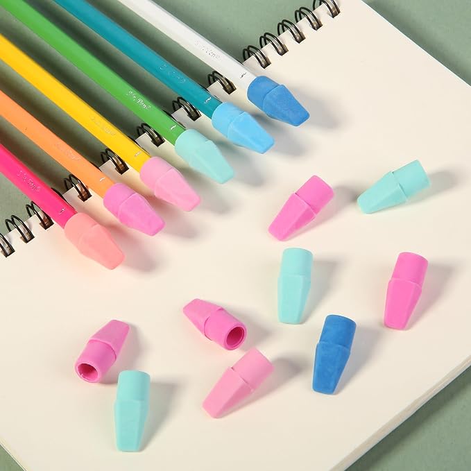 Mr. Pen- Pencil Erasers Toppers, 500 Pack, Latex Free, No Smudge | Mr Pen - Image 7