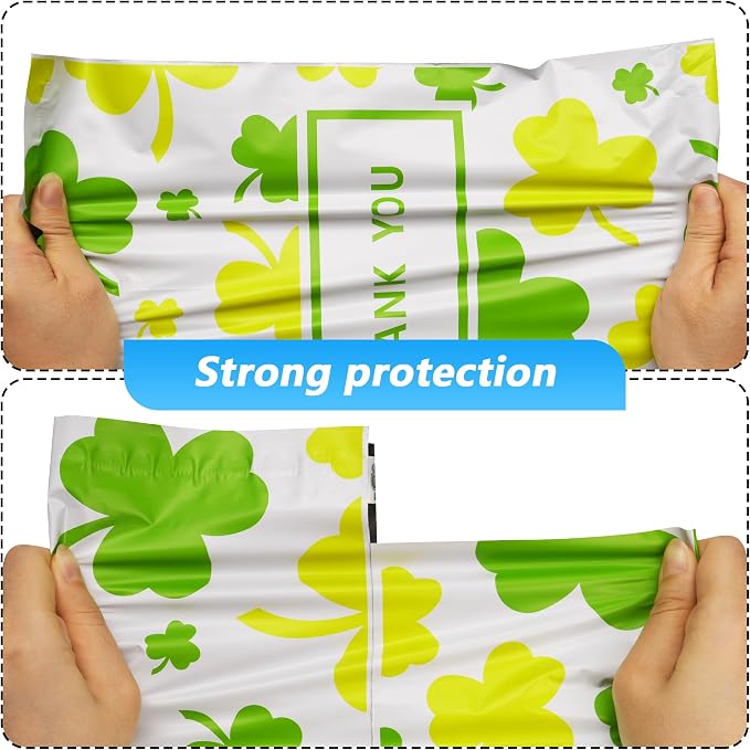 St Patrick's Day Poly Mailer 6x9 Inch 100 Pcs, Waterproof and Tear-Resistant - Image 4
