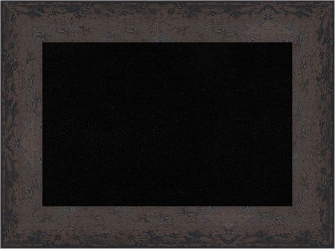 Amanti Art Black Cork Board for Wall, 17x23 Vision Board with Black Wood Frame, Small Corkboard Office Decor for Home Organization, Modern Corkboard Pinboard to Display Items for Home Organization in-DeskLoop Office