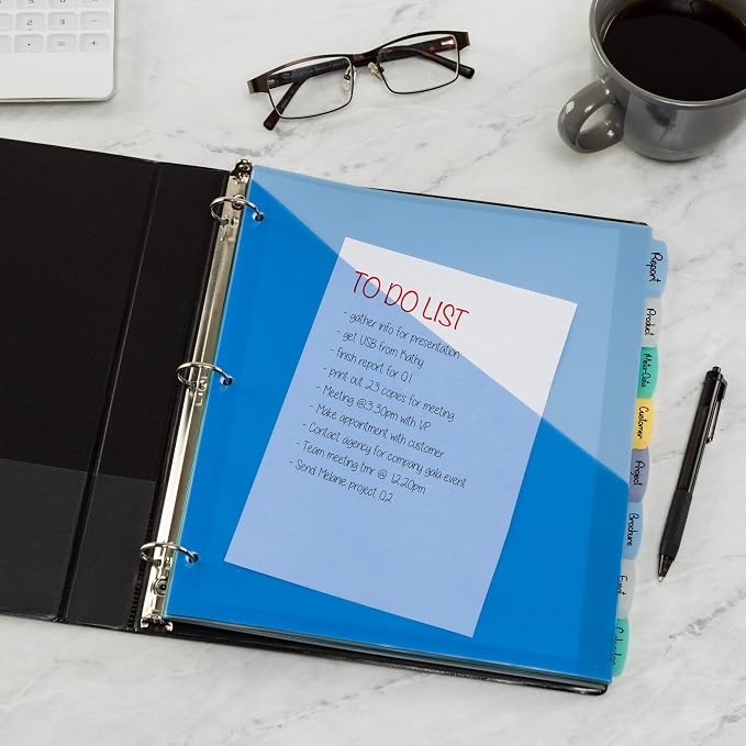 Avery Write & Erase Pocket Plastic Dividers - Image 9