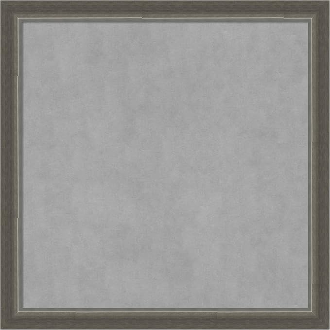 Amanti Art Silver Framed Magnetic Board 27x27 Medium Vision Board by AmantiArt