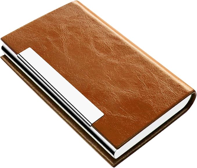 Padike Business Card Holder, Business Card Case Professional PU Leather & by padike