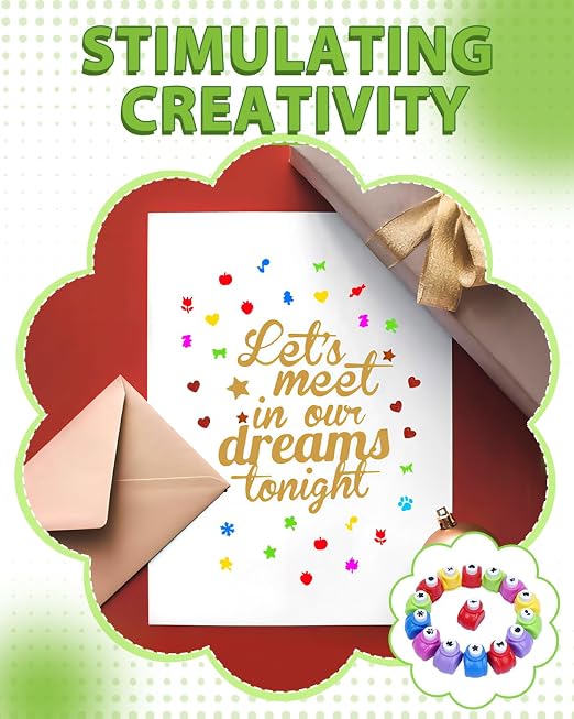 UCEC 15PCS Craft Shape Hole Punch Shapes, Paper Punches - Image 3