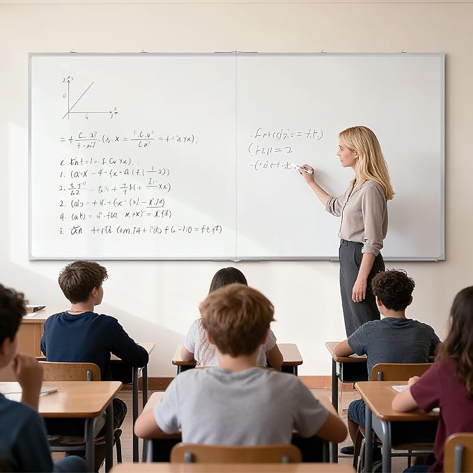 72" x 40" Large White Board, Magnetic Double-Sided Whiteboad Dry Erase - Image 8