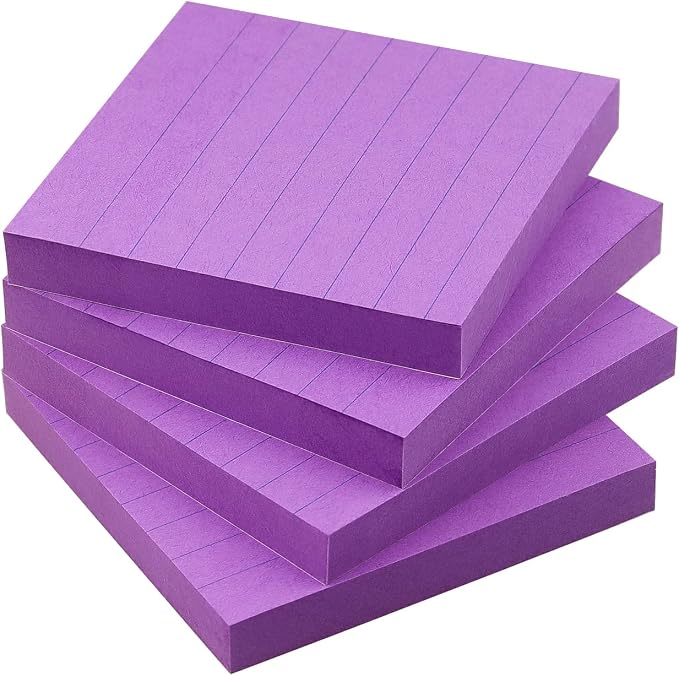 Lined Sticky Notes 3x3 Sticky Notes by EasternWolf