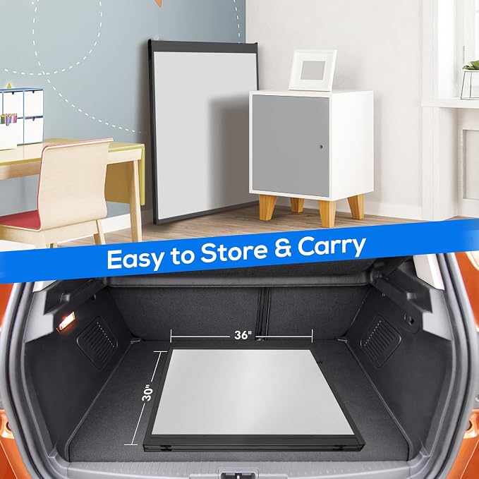 Large Magnetic Whiteboard, maxtek 60 x 36 Magnetic Dry Erase Board Foldable - Image 6