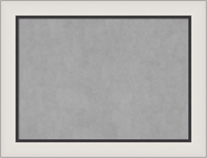 Amanti Art Silver Framed Magnetic Board 26x34 Medium Vision Board by AmantiArt