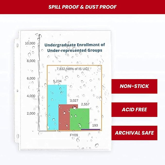 OfficeWerks Clear Sheet Protectors 8.5x11 - Image 5