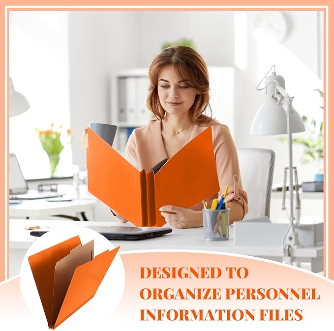 Skyygemm 72 Pcs Classification Folders Letter Size, 1 Divider Pressboard File - Image 5
