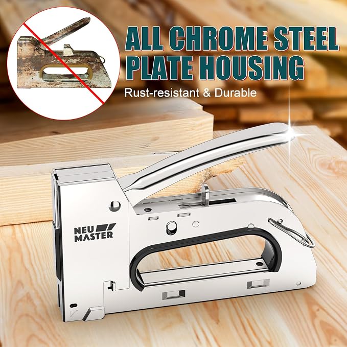 NEU MASTER Staple Gun, All Steel Stapler Gun - Image 2
