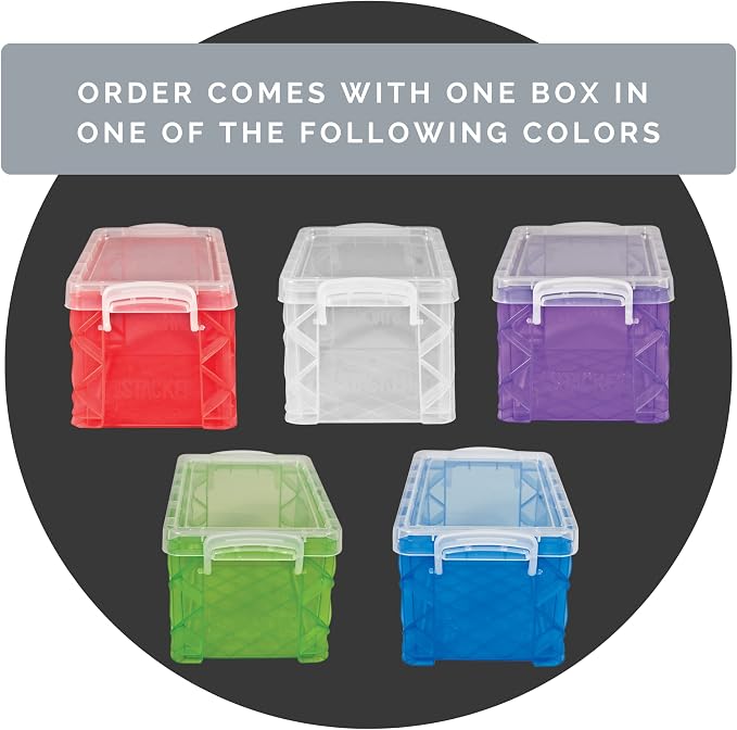 Super Stacker Index Card Box, 3 x 5 Inch Index Cards File Box, Note Holder - Image 2