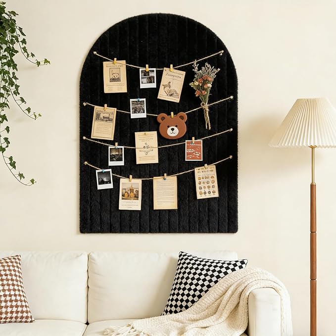 Large Arched Felt Bulletin Board, Sized 36" x 24" - Image 5