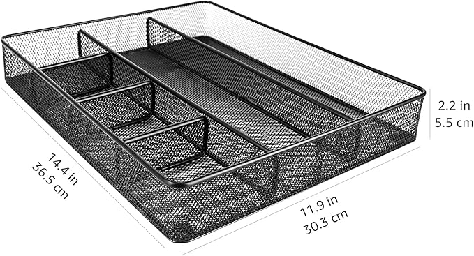 Amazon Basics Metal Mesh Desk Organizer - Image 4