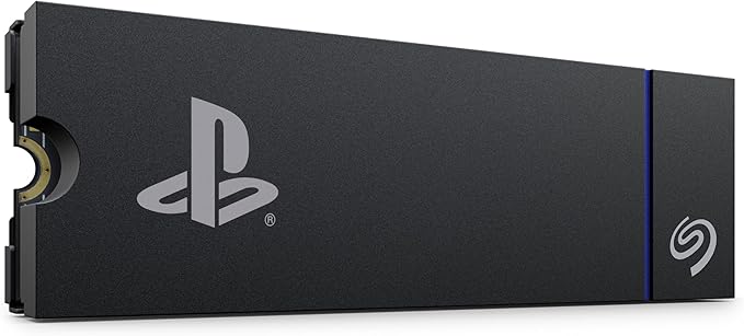Seagate Game Drive PS5 NVMe SSD for PS5 2TB Internal Solid State Drive - PCIe Gen4 NVMe 1.4, Officially Licensed, Up to 7300MB/s with Heatsink (ZP2000GP3A1001)-DeskLoop Office