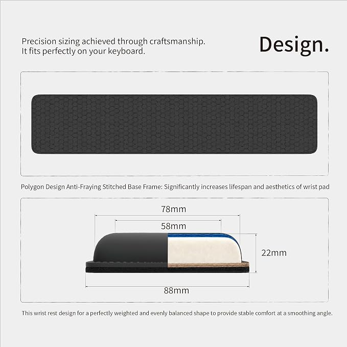 Faluber Cooling Gel Wrist Rest, 14.3-inch Length - Image 4