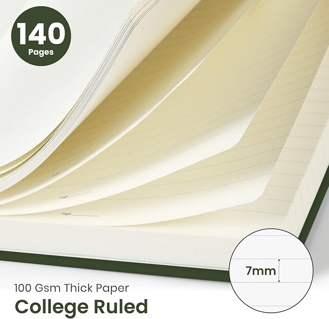 Taja Lined Spiral Journal Notebook - Image 2