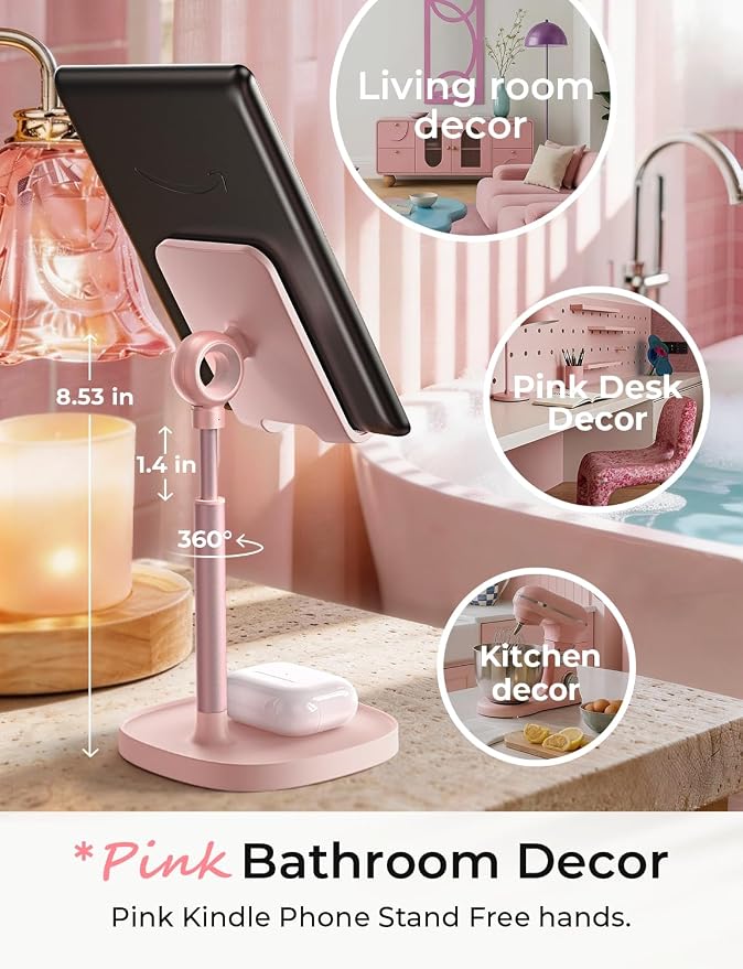 LISEN Phone Stand for Desk, iPhone Holder for Desk Offices Accessories | iPhone - Image 4