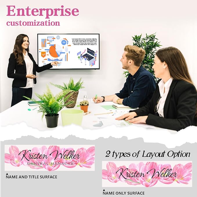 Desk Name Plate Personalized, Custom Name Plate - Image 5