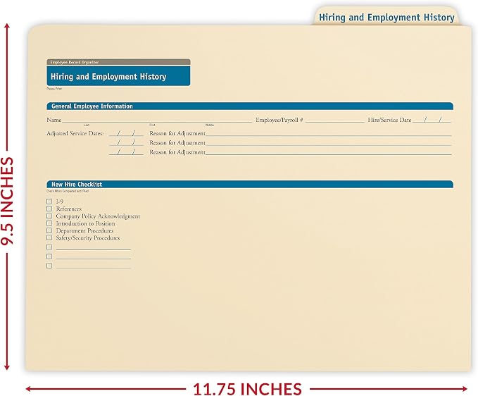 ComplyRight Hiring/Employment Folder, Document Filing Folder - Image 3