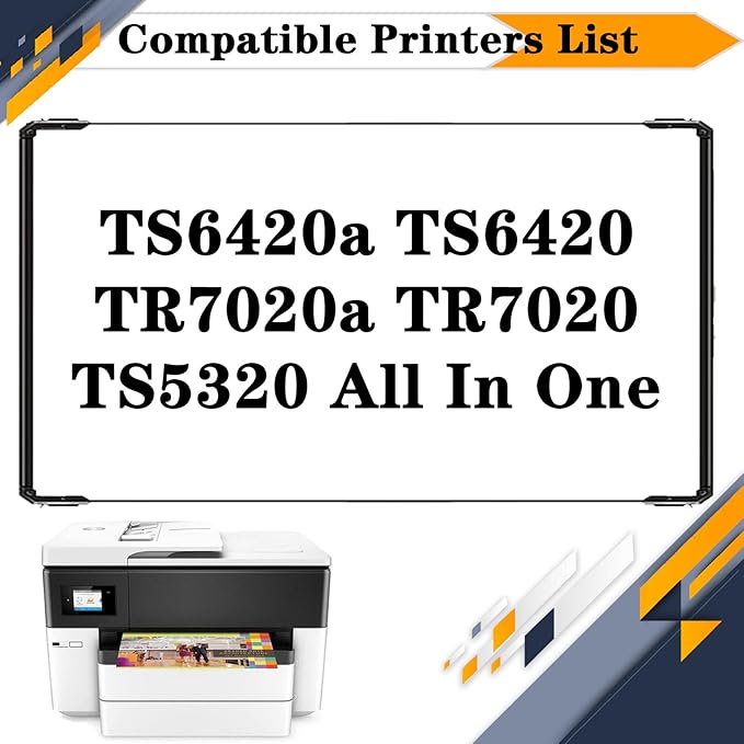 PG-260XL CL-261XL PG260 PG-260 CL261 CL-261 Ink Cartridges, Compatible for Canon TS6420a TS6420 TR7020a TR7020 TS5320 All in One Printers【High Print Volume with Chip Black*2