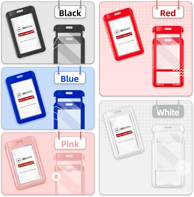 12 Pack Sliding Badge Holder - Image 5