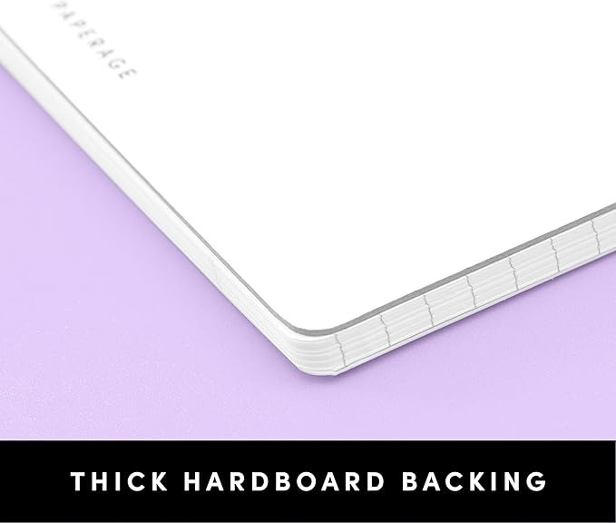 PAPERAGE Top Bound Spiral Notebook, 3 Pack, Lined Notepad, (Light Grey/Navy/Sage Green), 70 Sheets (140 Pages) Per Notebook, Wide/Legal Ruled, 8.5 inches x 11 inches-DeskLoop Office