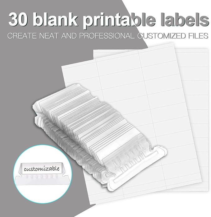 HERKKA Hanging File Folders, 30 Pack Reinforced Letter Size Hanging Folders - Image 5