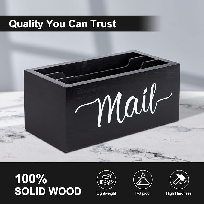 Lucundm Desk Mail Organizer, Mail Organizer Countertop - Image 3