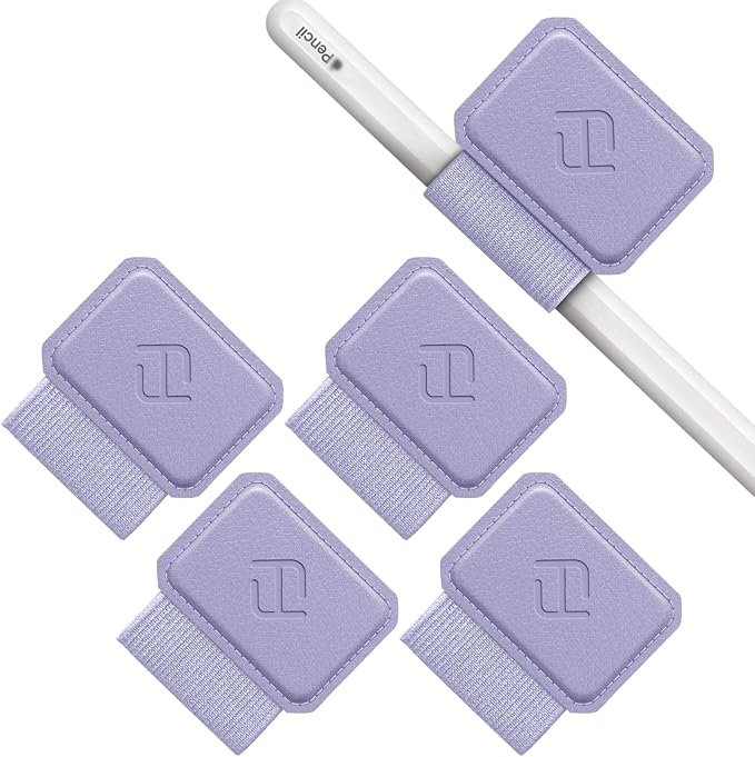 Fintie 4 Pack Pen Loop Holder for Apple Pencil Pro, Apple Pencil and Stylus Pens by Fintie