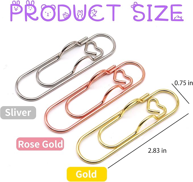 Pen Holder for Notebook, Lovely Paper Clip Holder Multifunctional Cute Journal - Image 6