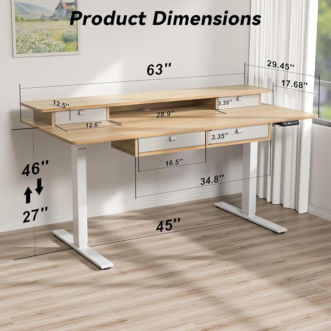 FiCiHi Adjustable Height Standing Desk - Image 3