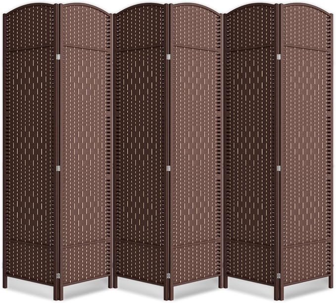 Cocosica 6 Panel Room Divider, 6Ft Folding Privacy Screen, Tall by cocosica