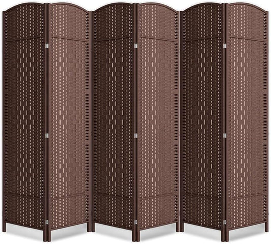 Cocosica 6 Panel Room Divider, 6Ft Folding Privacy Screen, Tall by cocosica