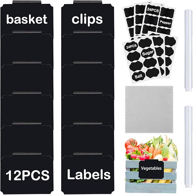 Basket Labels Clip Set by badigo