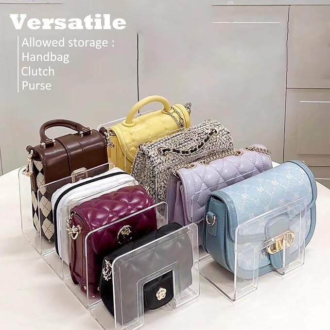 Purse Organizer for Closet, Desk File Holder for Book - Image 4