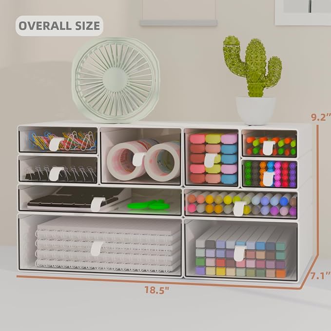‌Yashong Desk Organizer Set, DIY Craft & Vertical Space Saving, Stationery - Image 3