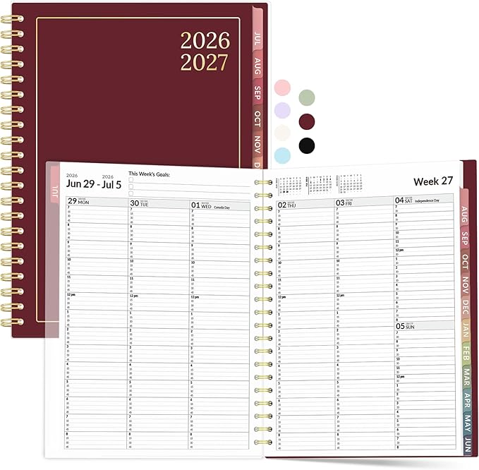 Forvencer Appointment Book Planner 2026-2027, Daily Weekly Monthly Calendar by Forvencer