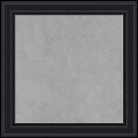 Amanti Art Black Framed Magnetic Board 20x20 Small Vision Board by AmantiArt