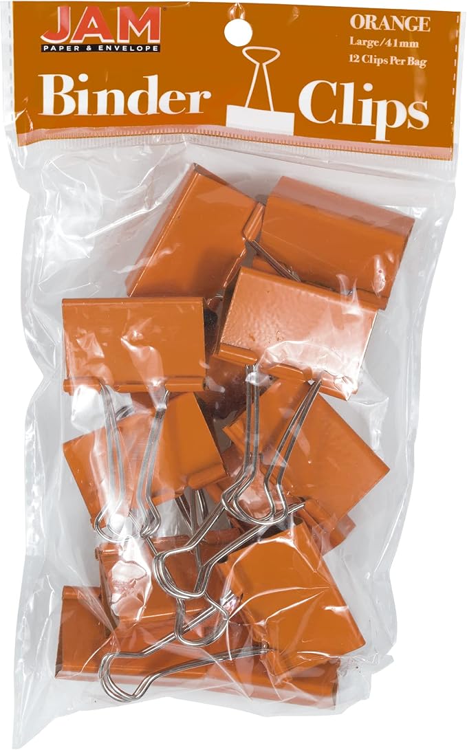 JAM PAPER Colorful Binder Clips - Image 7