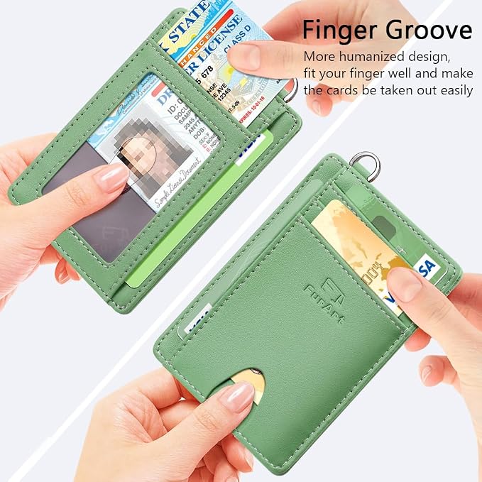 FurArt Slim Minimalist Wallet RFID Credit Card Holder - Image 3