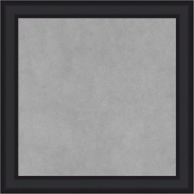 Amanti Art Black Framed Magnetic Board 19x19 Small Vision Board by AmantiArt