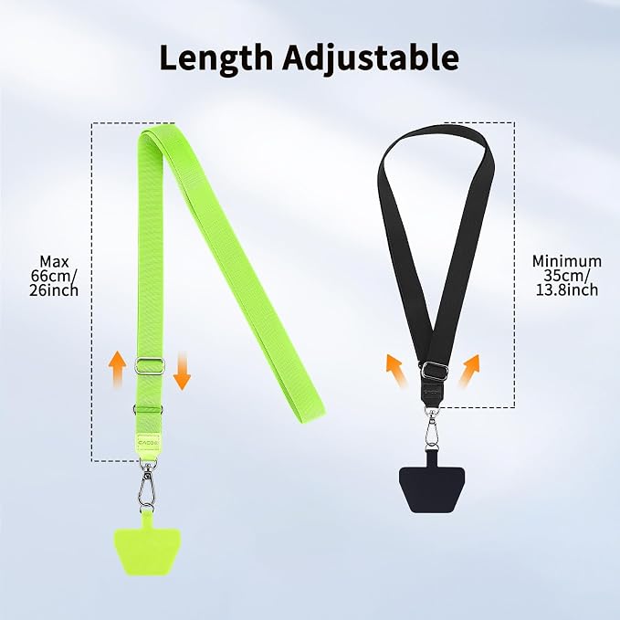 CACOE Phone Lanyard 2 Pcs Adjustable Neck Strap, Universal Crossbody - Image 5