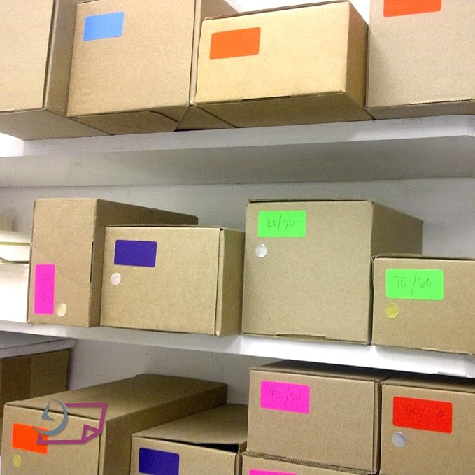 8-1/2 x 11 Neon Color High Light Fluorescent Labels - Image 5