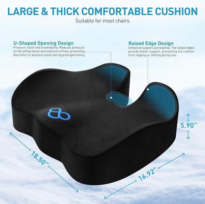 BlissTrends Extra Thick Seat Cushion - Image 2