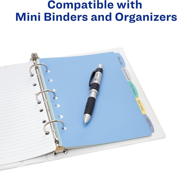 Avery Write & Erase Durable Plastic Mini Dividers - Image 3