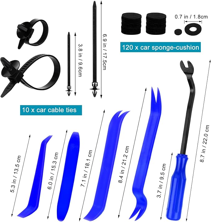 1365Pcs Car Push Retainer Clips Body Clips Plastic Fasteners Kit Fender Rivet - Image 3